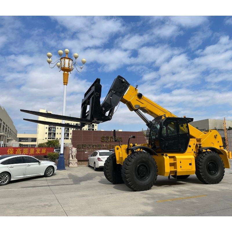 Телескопический погрузчик SOCMA HNT20010-4Z грузоподъемностью 20 тонн и высотой подъема 10 метров для строительства и горнодобывающей промышленности