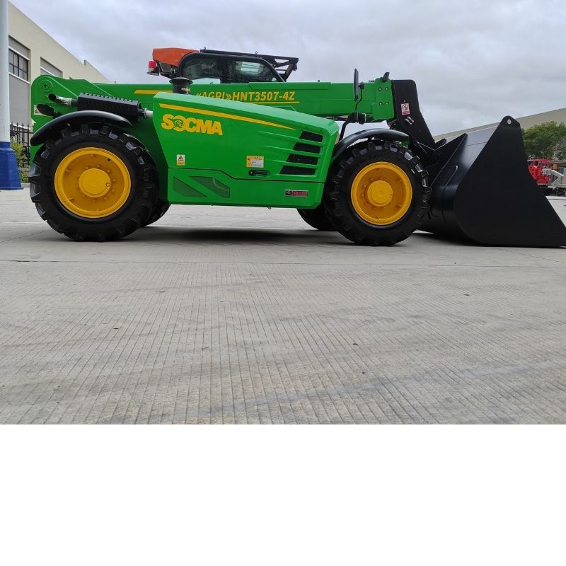 Телескопический погрузчик SOCMA HNT3507 грузоподъемностью 3,5 тонны и вылетом 7 метров для строительства и сельского хозяйства