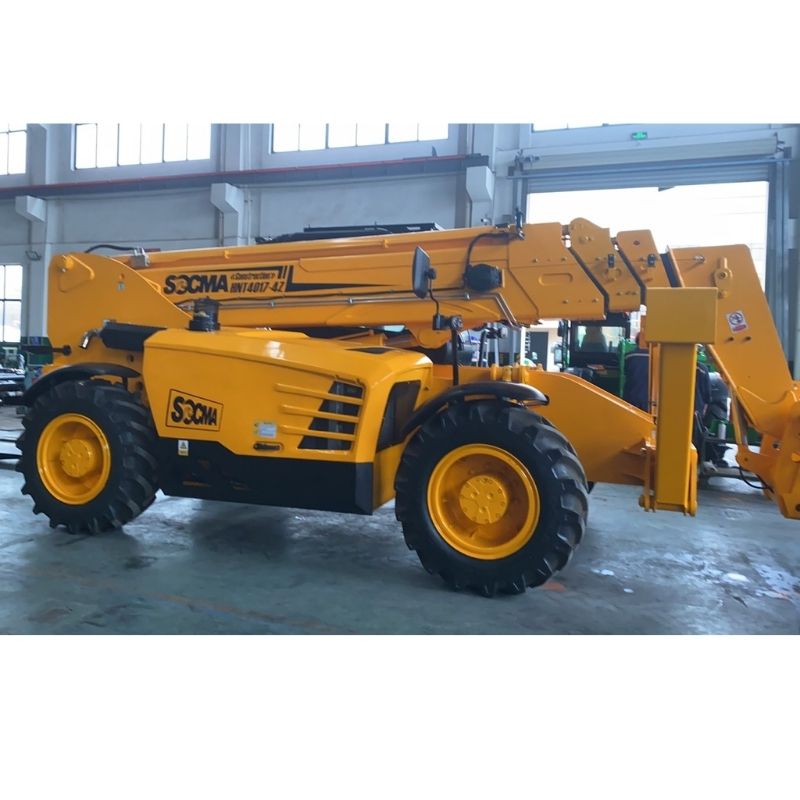 Телескопический погрузчик SOCMA HNT7017-4Z грузоподъемностью 7 тонн и высотой подъема 17 метров для строительства и логистики