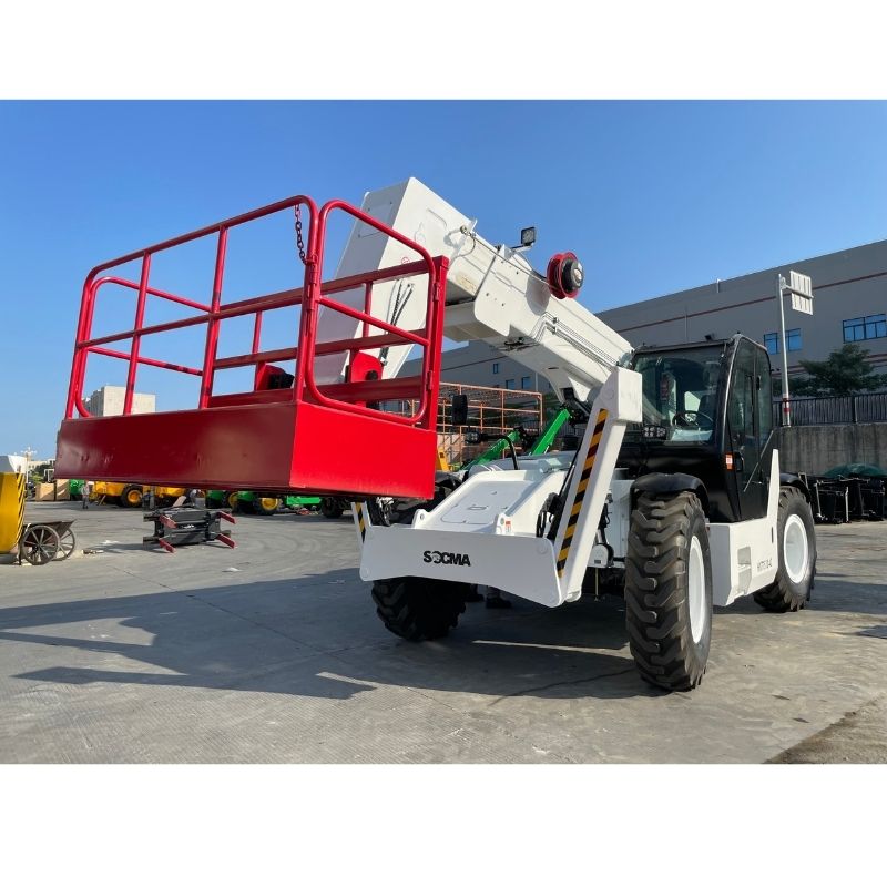 Телескопический погрузчик SOCMA HNT7510-4Z грузоподъемностью 7,5 тонн и высотой подъема 10 метров для строительства и горнодобывающей промышленности