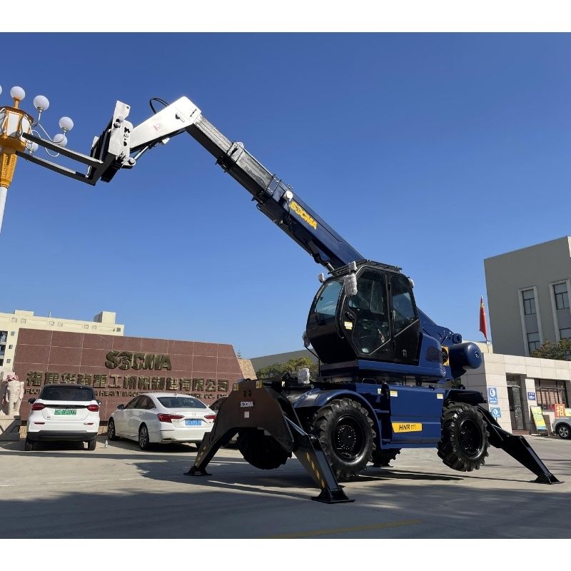 Ротационный телескопический погрузчик SOCMA HNTR4015-4Z грузоподъемностью 4 тонны и высотой подъема 15 метров для строительства и промышленного использования